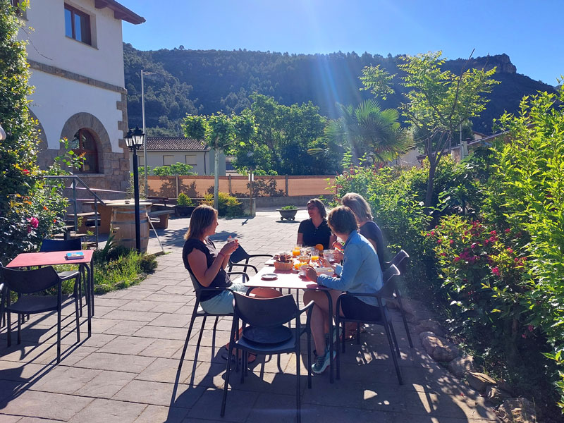 Breakfast on terrace Chill-Outdoor Cafe - Lustrum trip at Chill-Outdoor