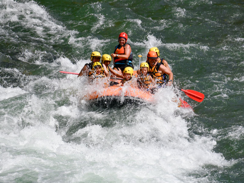 rafting rio Esera Huesca Pyreneeën