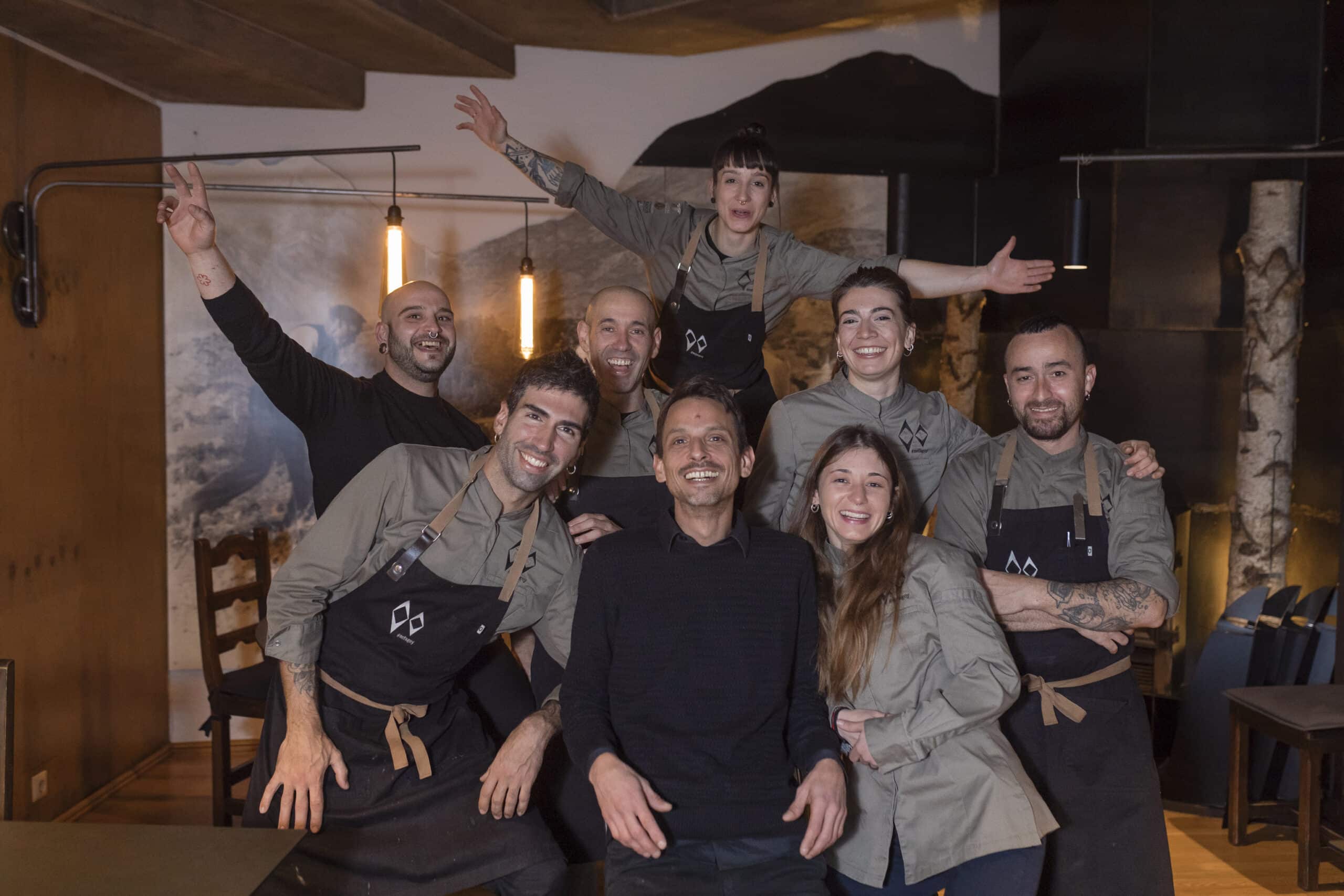 team Michelin restaurant Ansils Pyrenees