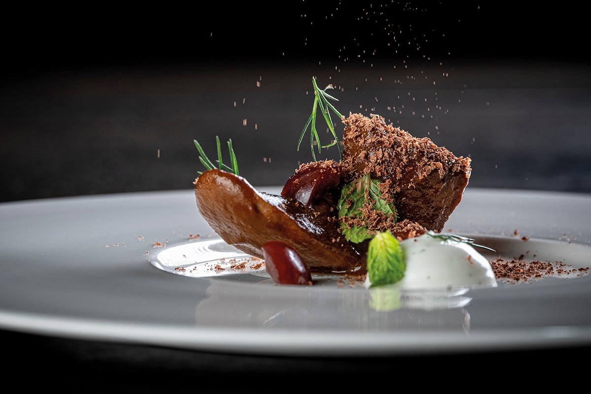 Court Michelin restaurant Ansils, Valle de Benasque